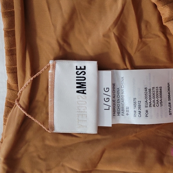 3/30$ NWT AMUSE SOCIETY | MARGOT HIGH HIP BIKINI BOTTOM - Picture 7 of 10